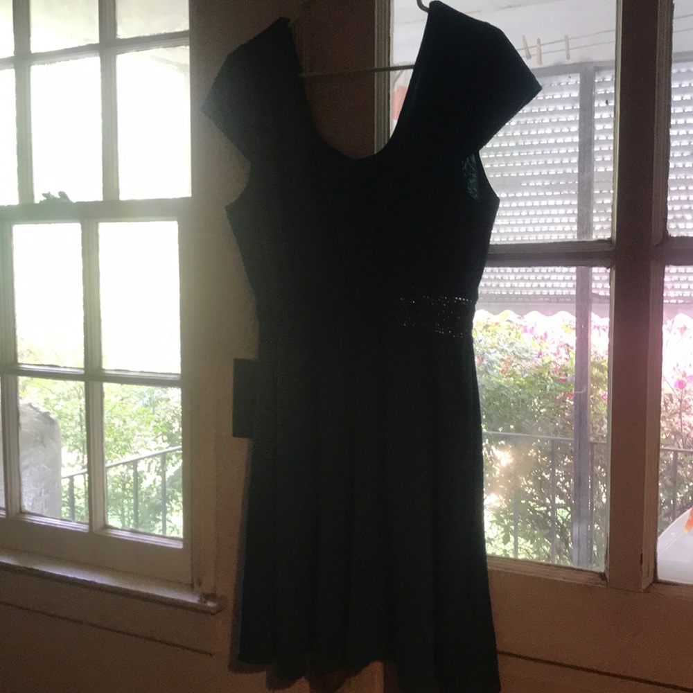 Teal dress